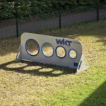 Neue Torwand an unserer Schule